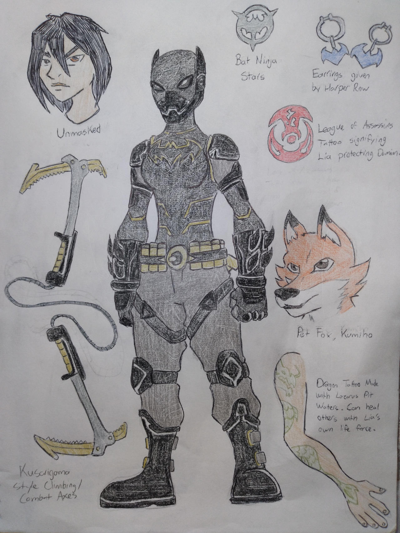 Teen Titans Ultra - Black Bat by Zigwolf on DeviantArt