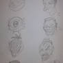 Small Soldiers Head Sketches 1
