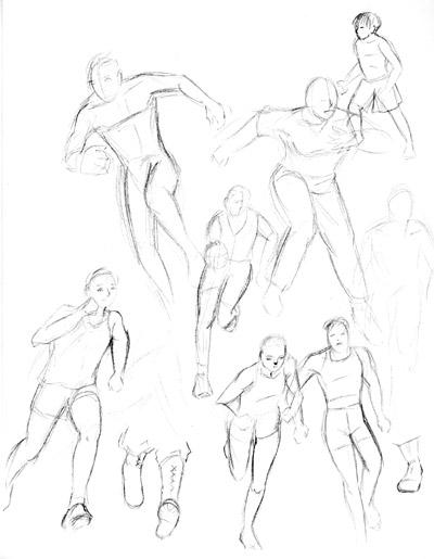 Deviantart Front View Running running by cyen on DeviantArt