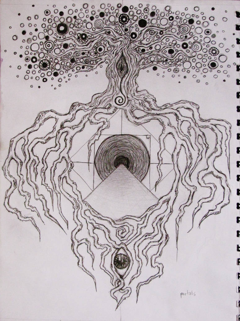 Portal 1 drawing by KeepGoingSpiralOut on DeviantArt