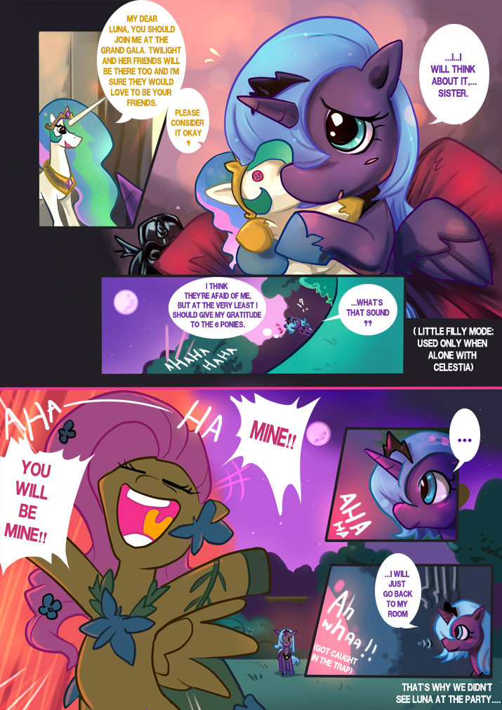 MLP Fim : Luna at the Gala by bakki