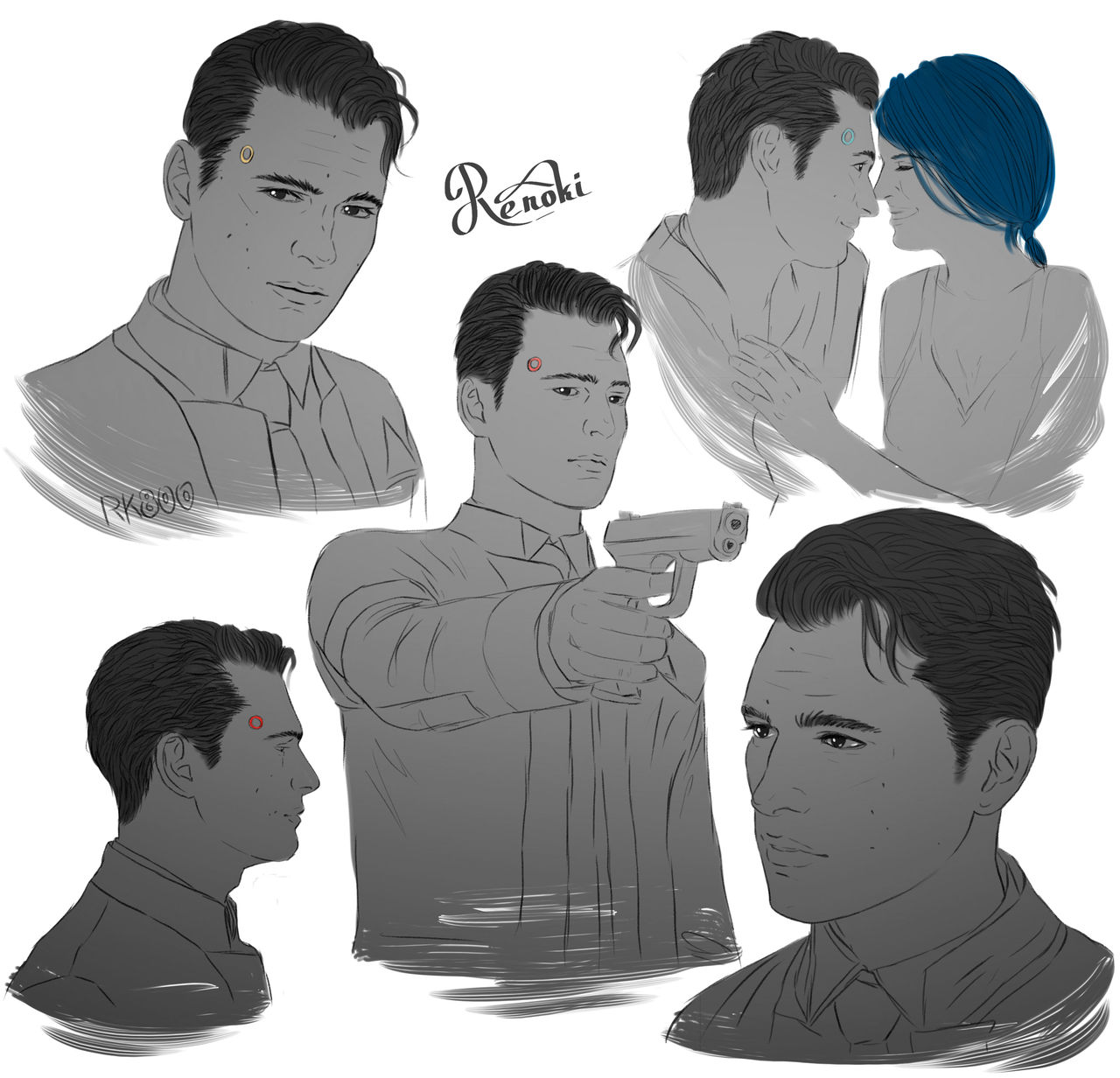 Detroit Become Human Connor by cosmogirll on DeviantArt