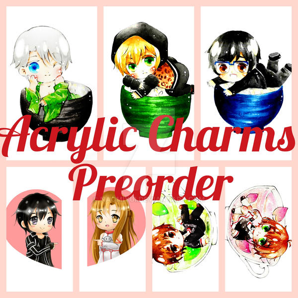 Acrylic Charms PREORDER by naomiyui