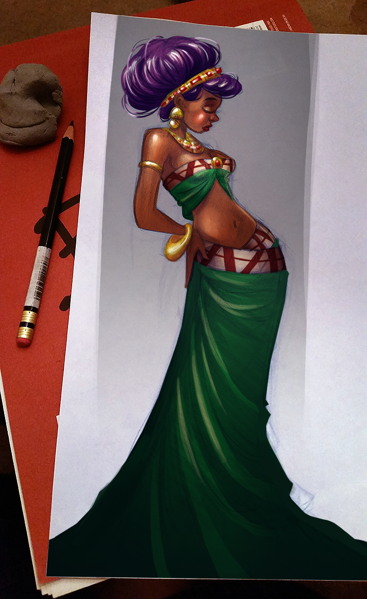 Sketchbook: African Queen