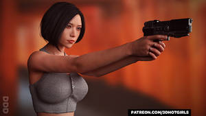 Ada Wong Takes Aim - Resident Evil