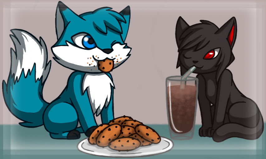Gift: Fox Cashie and Kitty Su