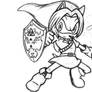 Doodle: OoT Adult Link the Hedgehog
