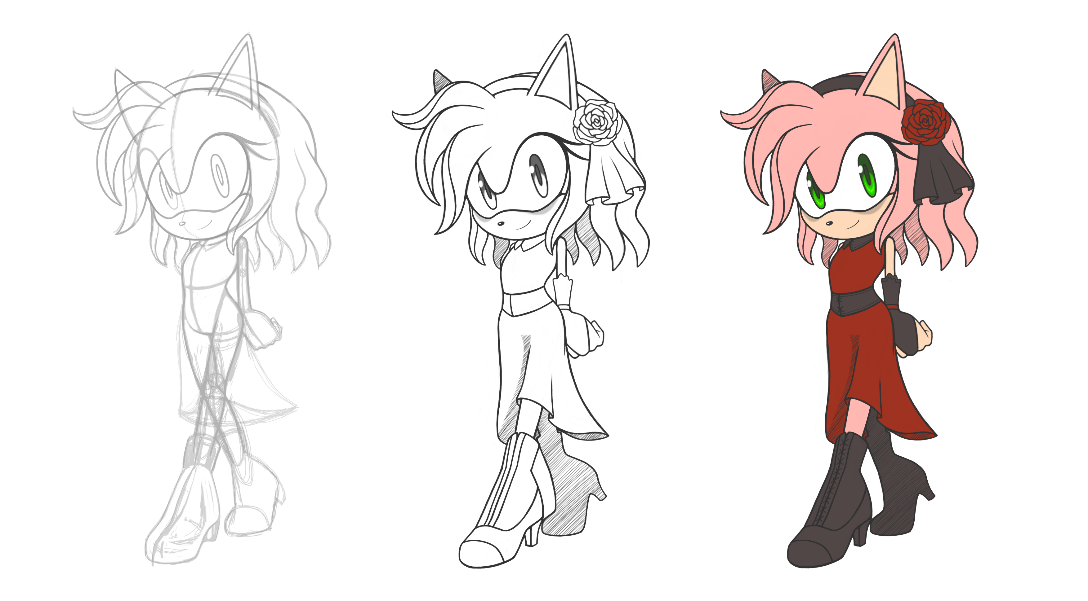 Amy Rose - Halloween Vampire GF Design