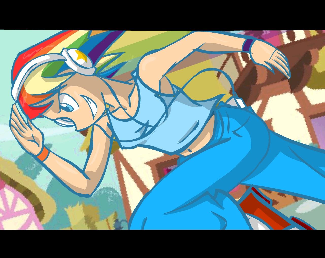 MLP Rainbow Dash Human Version