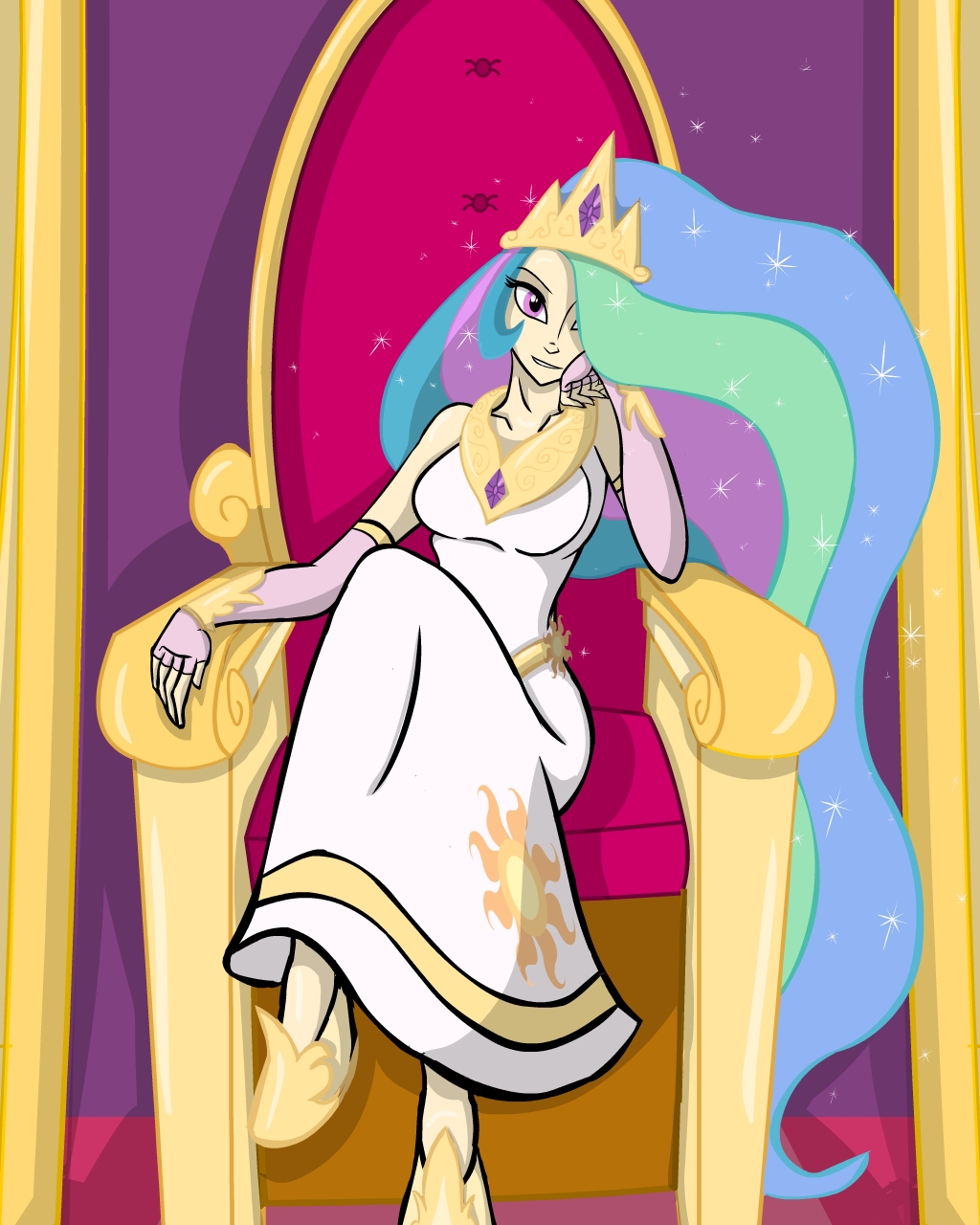 MLP Celestia Human Version