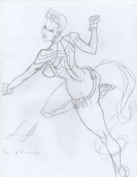  J scott Campbell my speed drawing 37 min