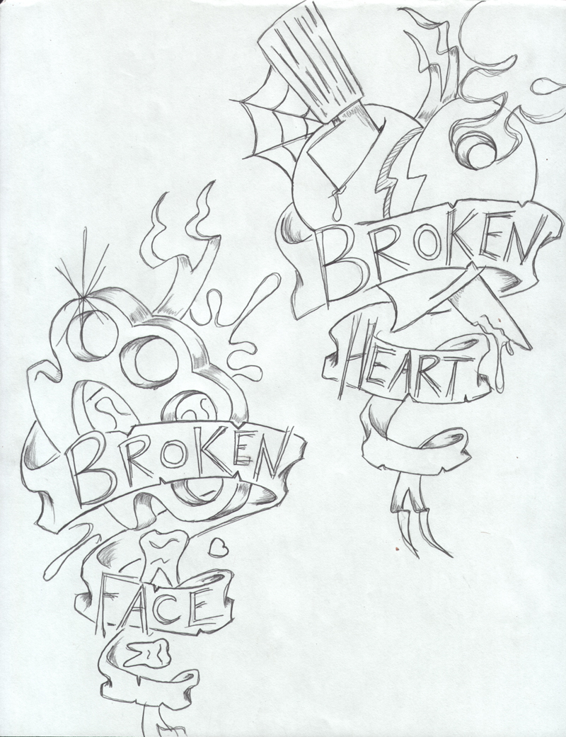 Broken Heart - Broken Face