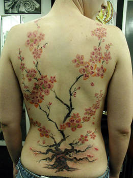 Cherry Blossom Back piece
