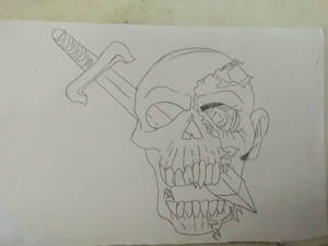 zombie tattoo design