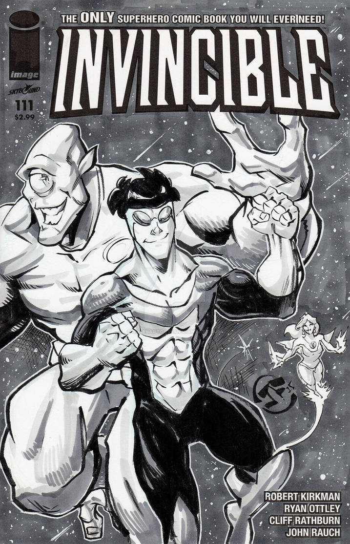Invincible - Sketch Cover by josesartcave on DeviantArt