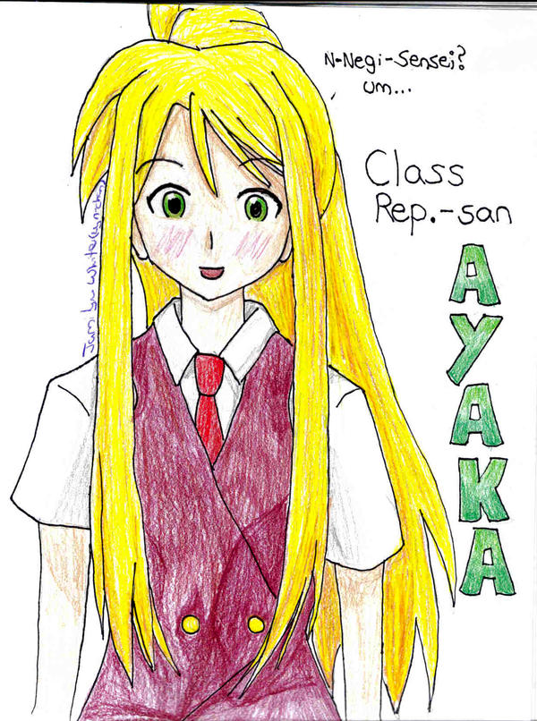 Negima Deviantart Ayaka from Negima by Cama-chan on DeviantArt