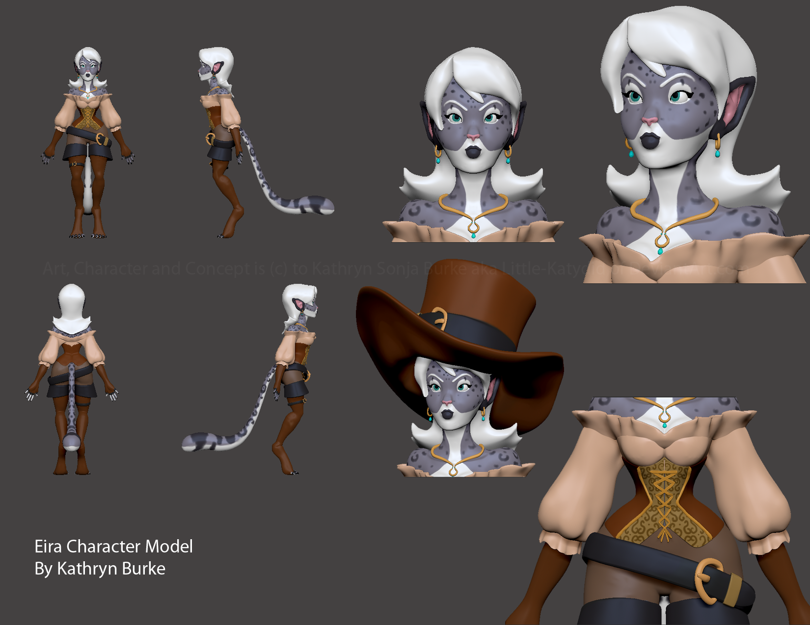 3d Character Model: Eira