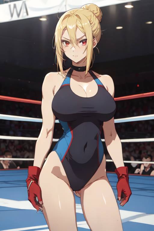 Kureha Wrestling [Anime: Redo of Healer] by CodeStormCynet on