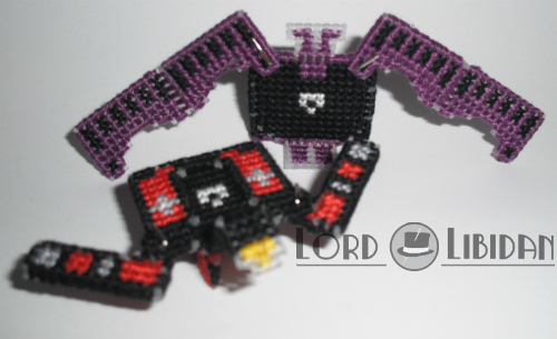 3D Transforming Robot Ratbat + Laserbeak X Stitch