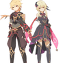 MMD x Genshin Impact - Alter Lumine and Aether