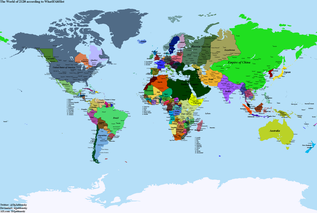 2120 Postcode Map World Map of 2120 according to Whatifalthist by DJJablonsky on DeviantArt