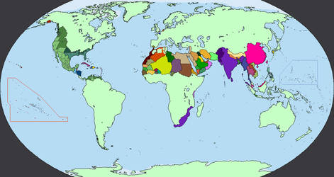 30 to 15 degrees north, to a virgin earth