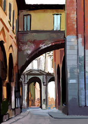 Study of Piazza Dei Marcanti