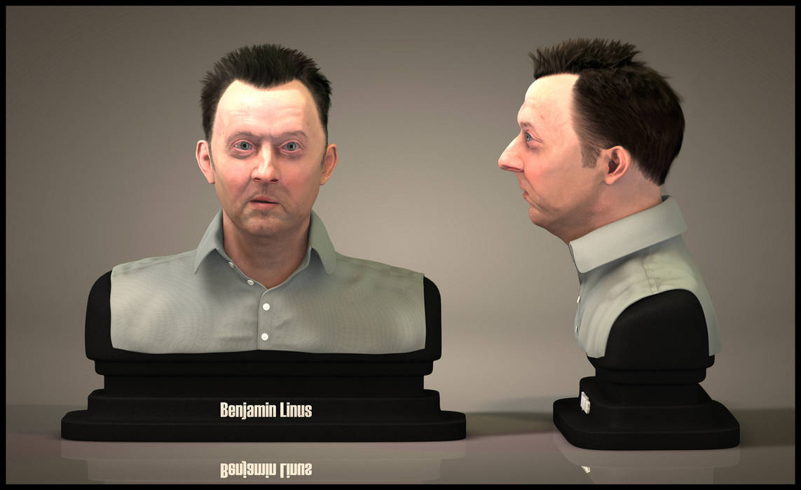 Benjamin Linus Bust by EderCarfagnini