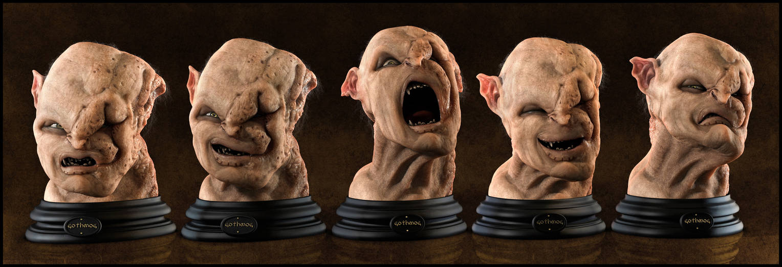 Gothmog Bust: Expressions