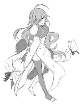 OnS OC [ Sketch. ] - Azura.