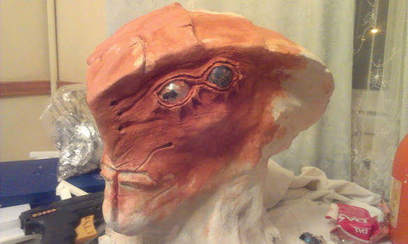 Javik's head sculpt - WIP from Mass eEffect 3