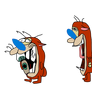 Fucked up stimpy doodles