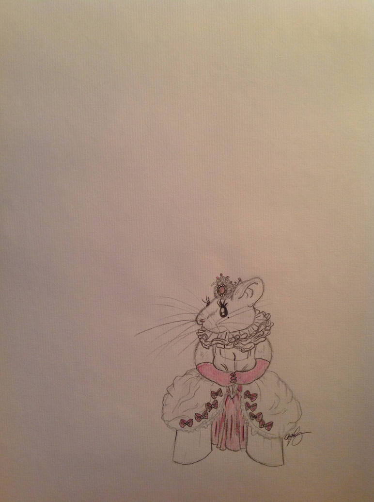 Pink princess mouse by Arielpermuy on DeviantArt