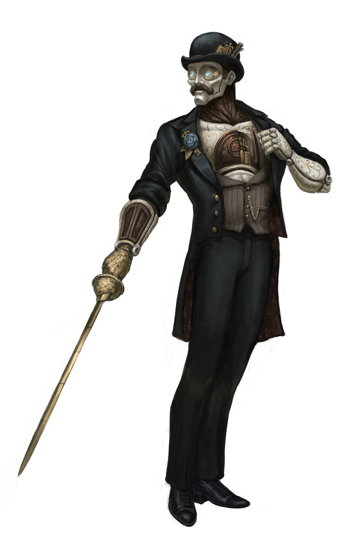 KEY, Warforged Butler by LuanAzevedoArt on DeviantArt