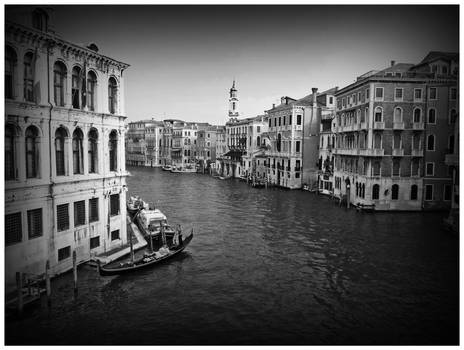 grande canal bw