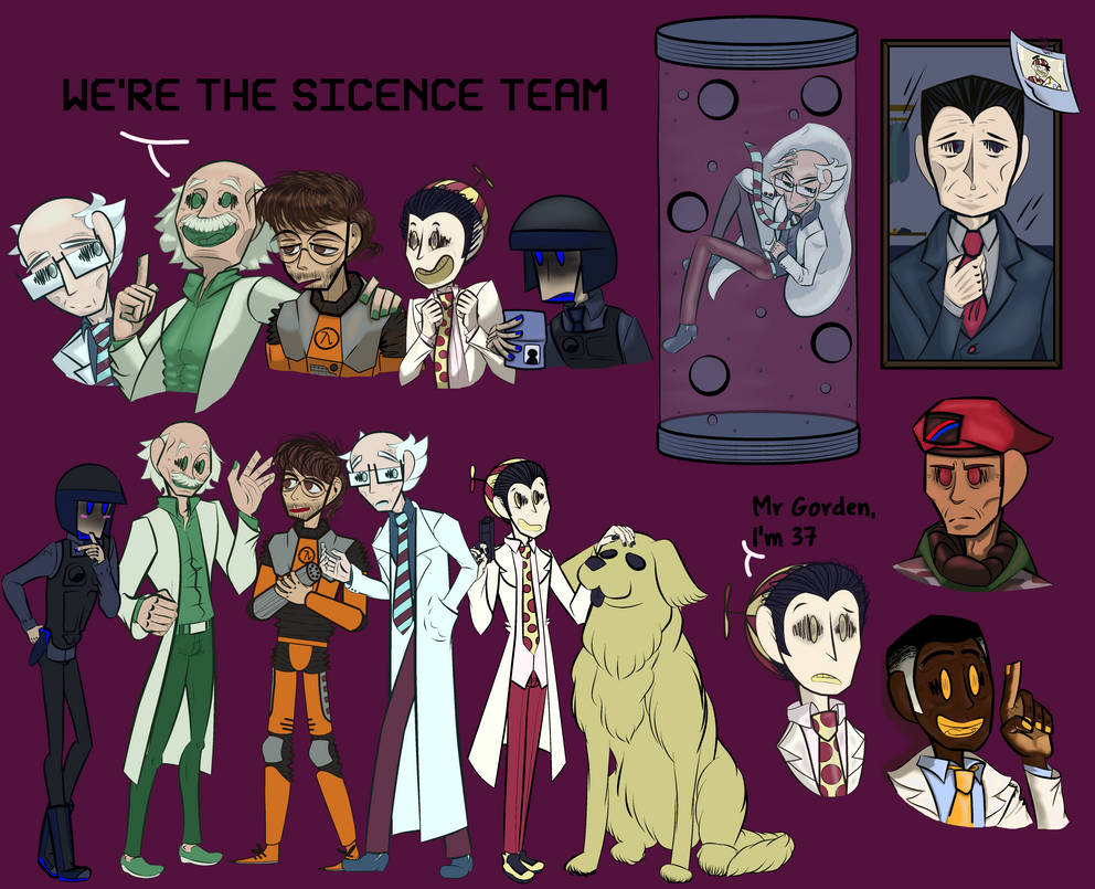 The Science Team by TRUE-FAKER on DeviantArt