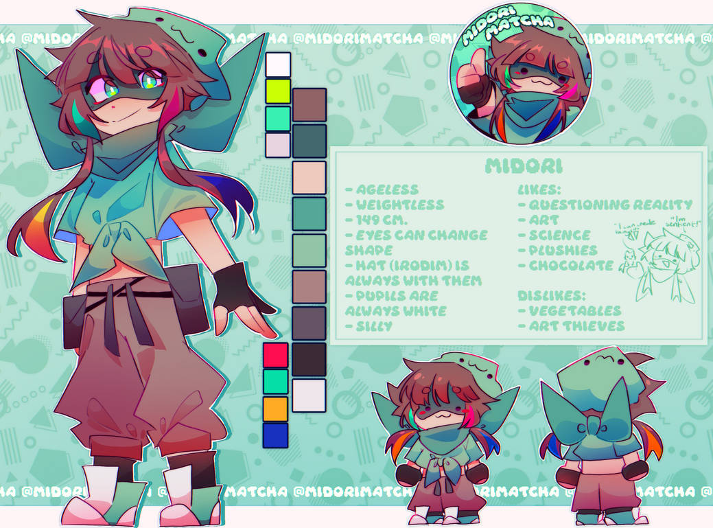 New Midori Ref Sheet By Irodimmatcha On DeviantArt