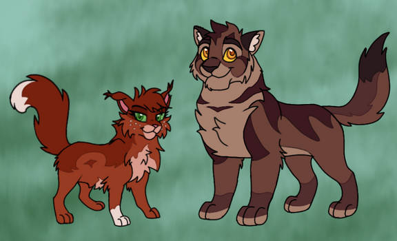 Squirrelflight and Brambleclaw