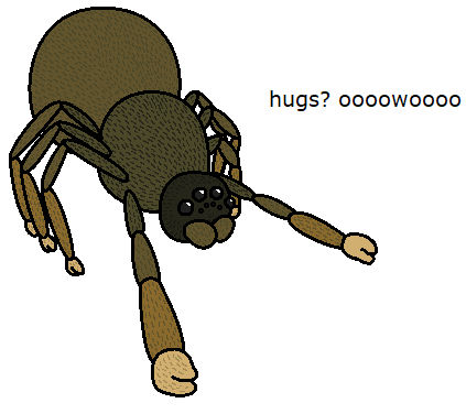 Spider Hugging The Hugging Spider by NoiziHonni on DeviantArt