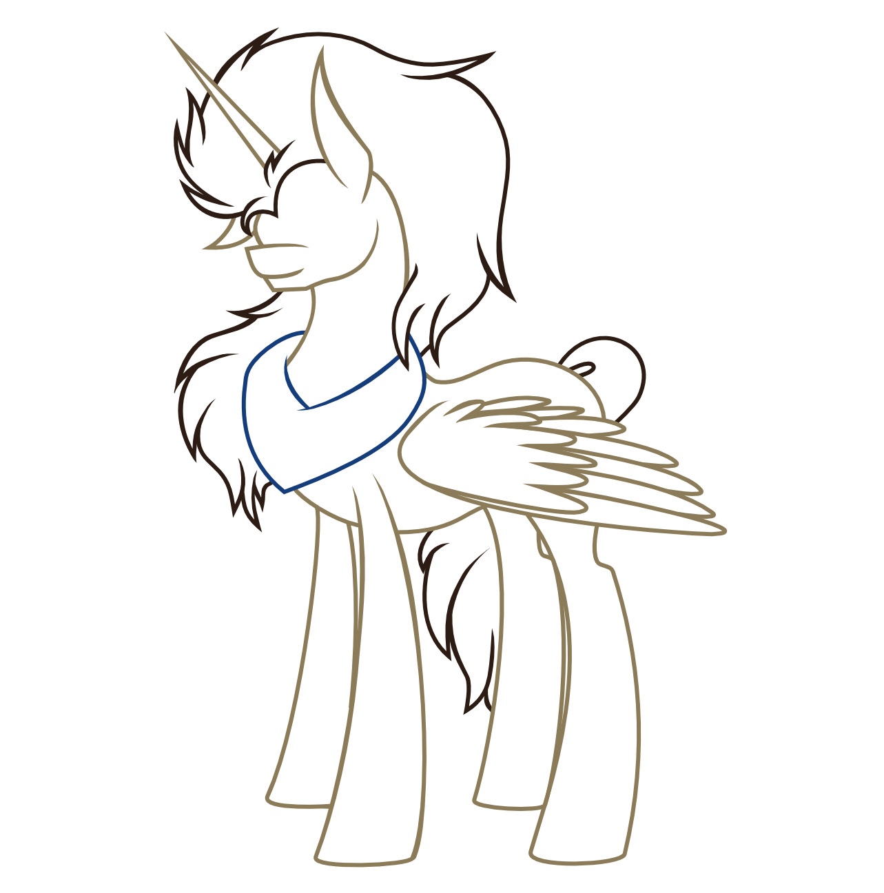 Mlp Template Alicorn