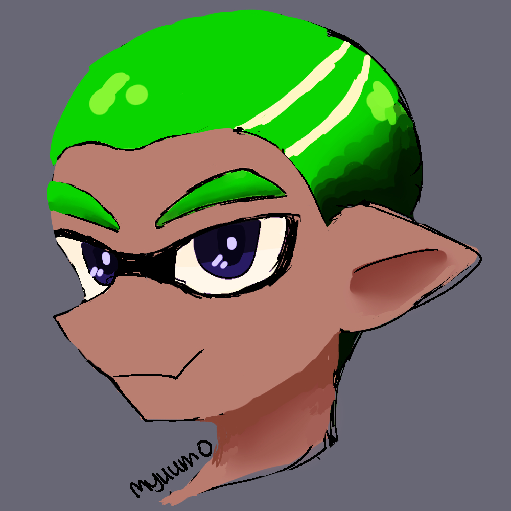 splatoon boy by myuum0 on DeviantArt