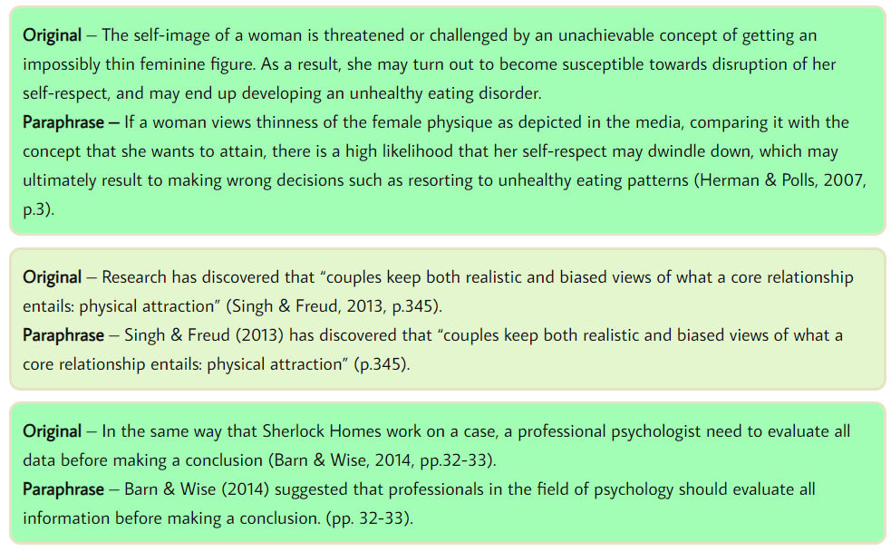 Best APA Paraphrasing Examples by Paraphrase19 on DeviantArt