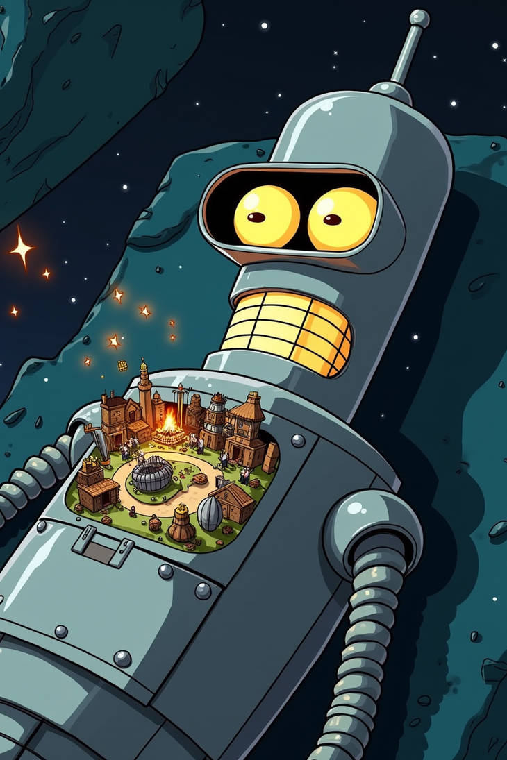 Bender Multitasking Bender by DigitalArtMatrix on DeviantArt