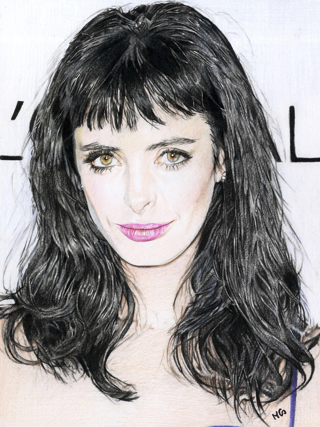 Krysten Rit Portrait Krysten Ritter 1 by cherrymidnight on DeviantArt