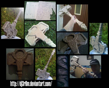 Mjollnir from Tomb Raider - WIP photos