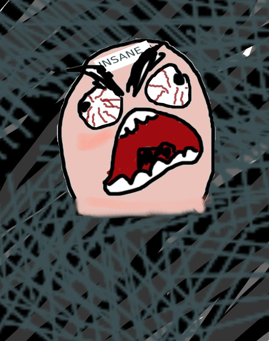 Insane Rageface by InvictusMorior on DeviantArt