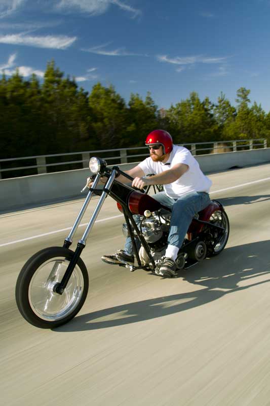 Big Man on a Big Bike