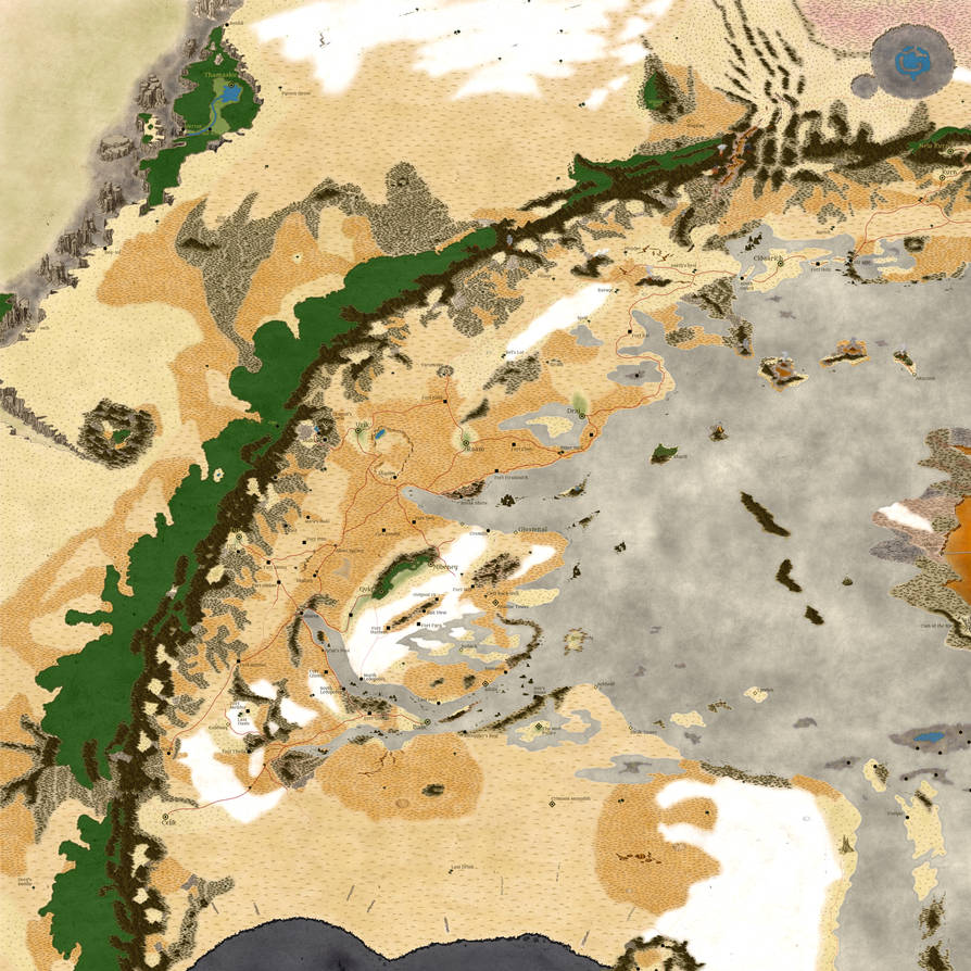 NW Tablelands 4x, Tyr Region by AdmundfortGeographer on DeviantArt