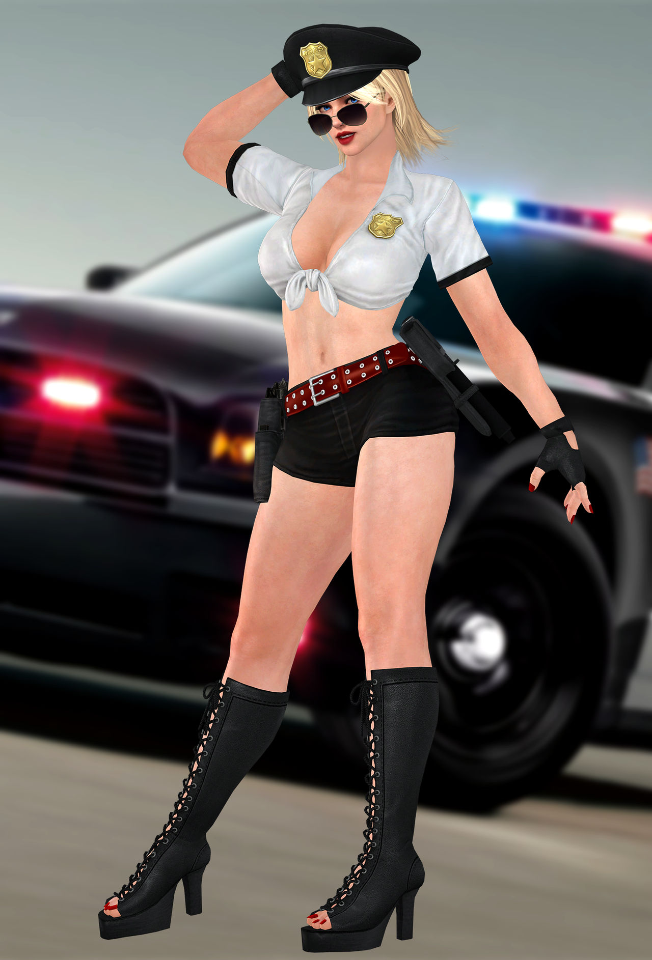 Rachel(Police Mod) Dead or Alive 5 Ultimate