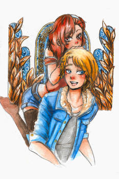 Gift: Lysia and Lysandre from 'Incarnadine'